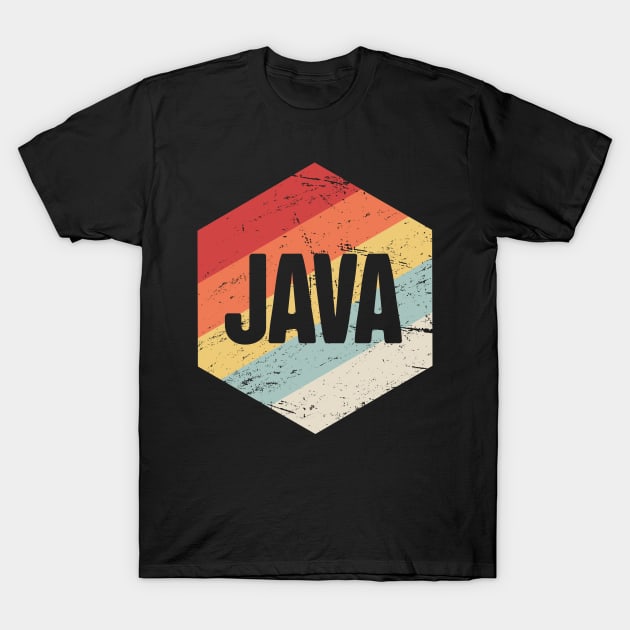 Retro Java Programming Icon T-Shirt by MeatMan